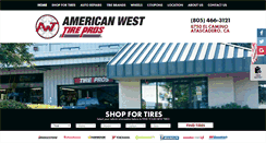 Desktop Screenshot of americanwesttire.com